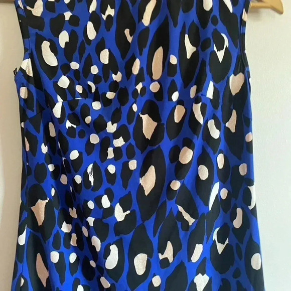 Trina Turk Blue Leopard Print Dress - Picture 7 of 13